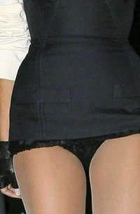 Victoria Beckham shows underwear