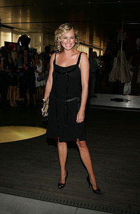 Rebecca Romijn having a very good day