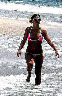 Britney Spears at the beach