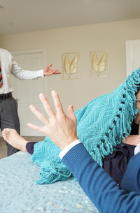 Gal Ritchie Sneaks into Step-Uncles Bedroom for Secret Blowjob