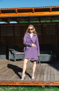 Mila Amour Stripped Down In The Backyard