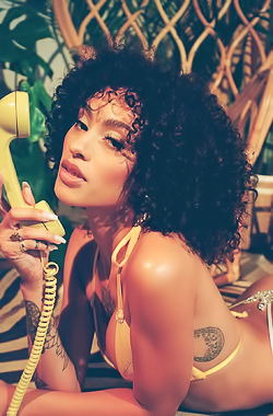 Vintage Playmate Sunni Stripping Alone