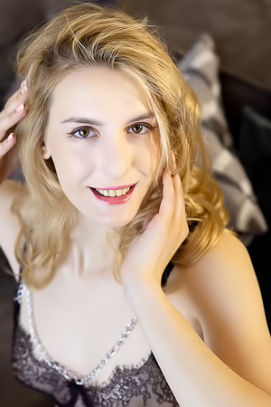 Lillie Pie Bends Over And Slides Her Panties Down Her Silky Thighs