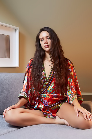 Vixi Rafi Spreads Her Pussy Lips Like Butterfly Wings And Explores It