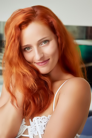 Lucianna Lucci Captivating Czech Redhead Is A Sweet Treat In Sexy Lingerie