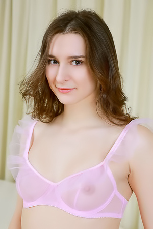 Jane White Perches Naked On The Polished White Wood And Spreads Her Silky Thighs