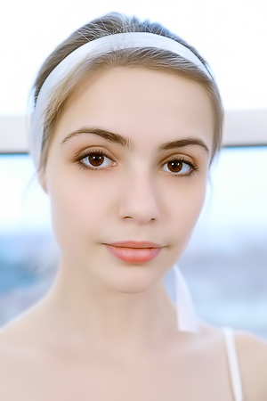 Elle Tan Dressed In A Frothy Pink Tutu And Cozy Leg Warmers