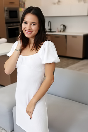 Lucy Mendez Her Lovely Hard Nips And Her Dripping Bald Twat