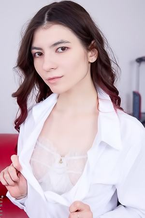 Luna Lynx Grabbing A Dildo That She Sucks Off