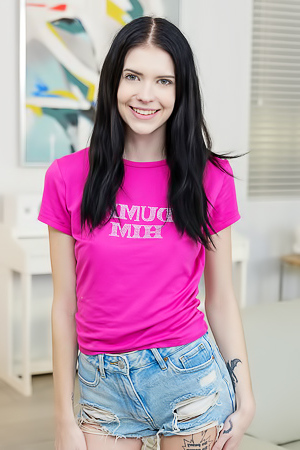 Bella Nova Caresses Herself Down Until Her Entire Body Is Primed To Cum