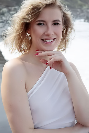 Casey Clinging To Her Lovely Breasts And Luscious Booty Like A Second Skin