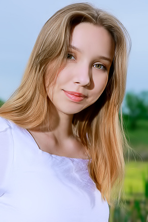 Estella Drops A White Sundress On A Lakeside Dock