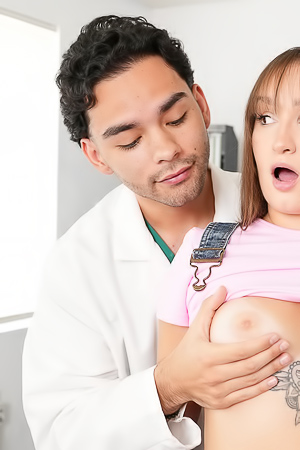Desperate Bunny Fae seeks breeding as doctors potent cock fills her
