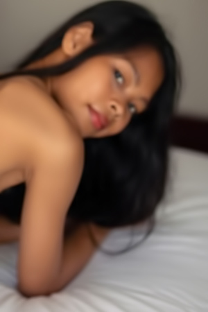 Pos Delicate Nipples Perk Up in Anticipation